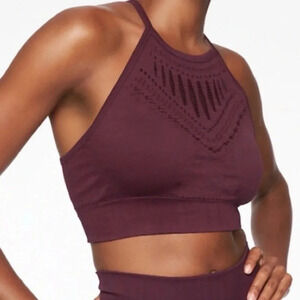 ATHLETA Halasana Macrame Sports Bra